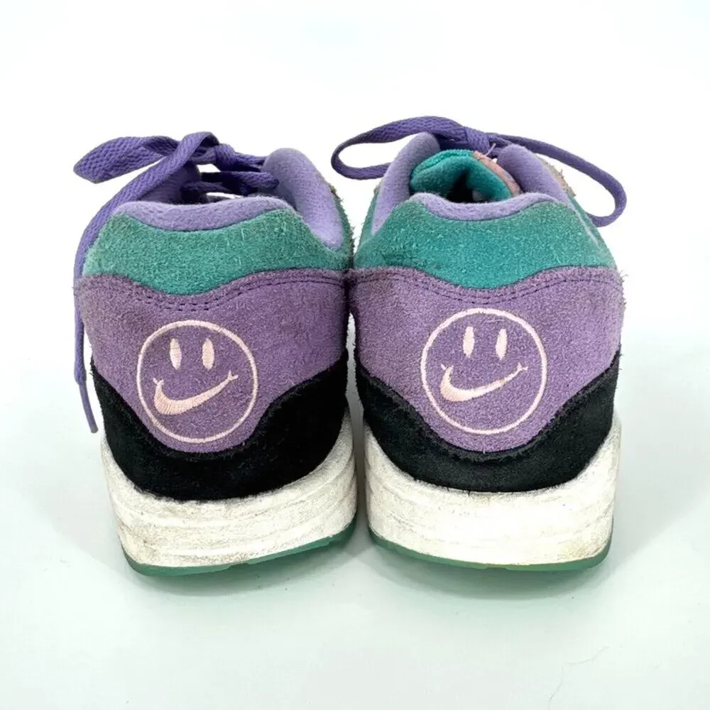 Nike‎ Air Max 1 Have a Nike Day Space Purple Black Bleached Coral Size 9